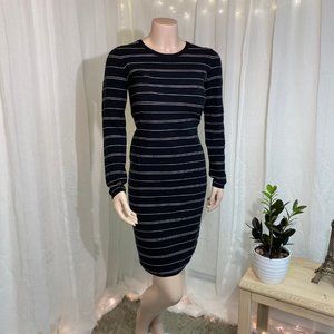 Athleta Black and White Sweater Dress